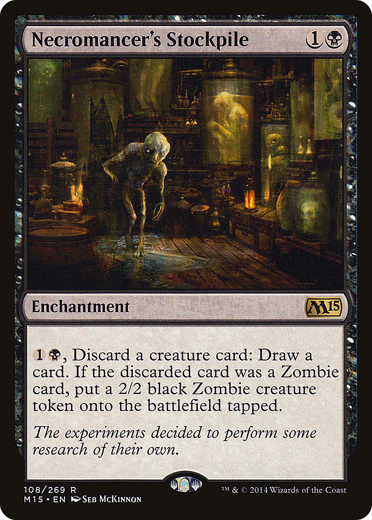 Image of Necromancer's Stockpile (M15-108) - Magic 2015 Foil