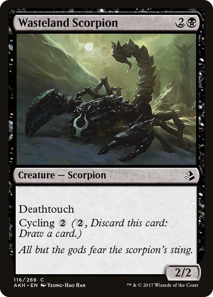 Image of Wasteland Scorpion (AKH-116) - Amonkhet Foil
