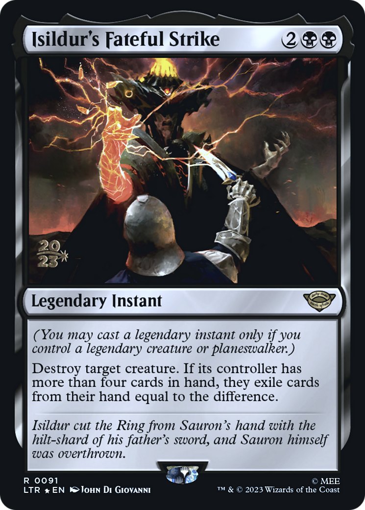 Image of Isildur's Fateful Strike (PRE-091) - Tales of Middle-earth Promos Foil