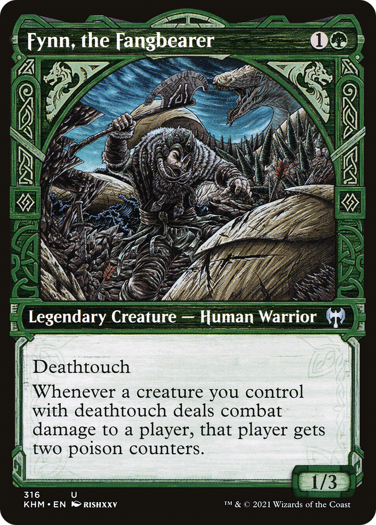 Image of Fynn, the Fangbearer (Showcase) (KHM-316) - Kaldheim: (Showcase) Foil