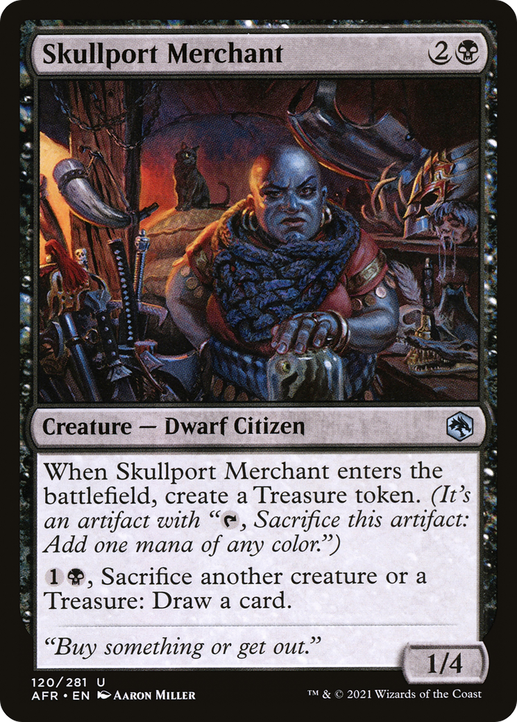 Image of Skullport Merchant (AFR-120) - Adventures in the Forgotten Realms