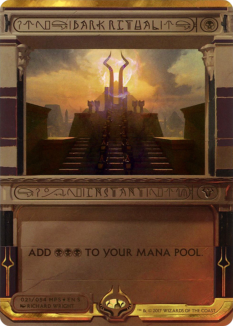 Image of Dark Ritual (MPS2-021) - Amonkhet Invocations (Borderless) Foil