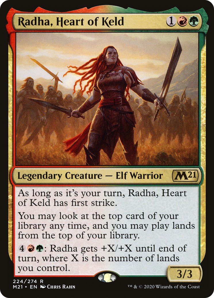 Image of Radha, Heart of Keld (M21-224) - Core Set 2021 Foil