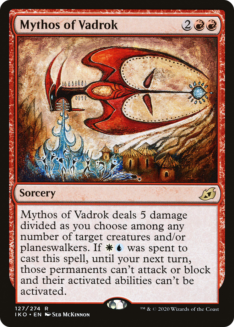 Image of Mythos of Vadrok (IKO-127) - Ikoria: Lair of Behemoths Foil