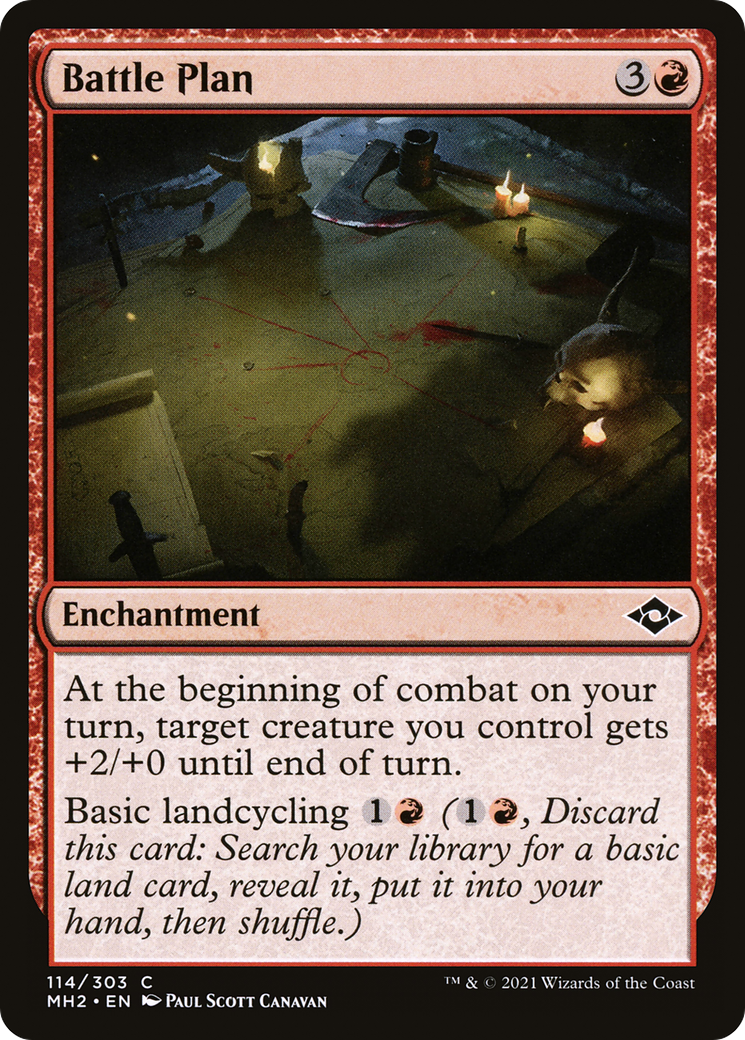 Image of Battle Plan (MH2-114) - Modern Horizons 2 Foil
