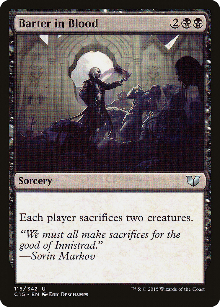 Image of Barter in Blood (C15-115) - Commander 2015