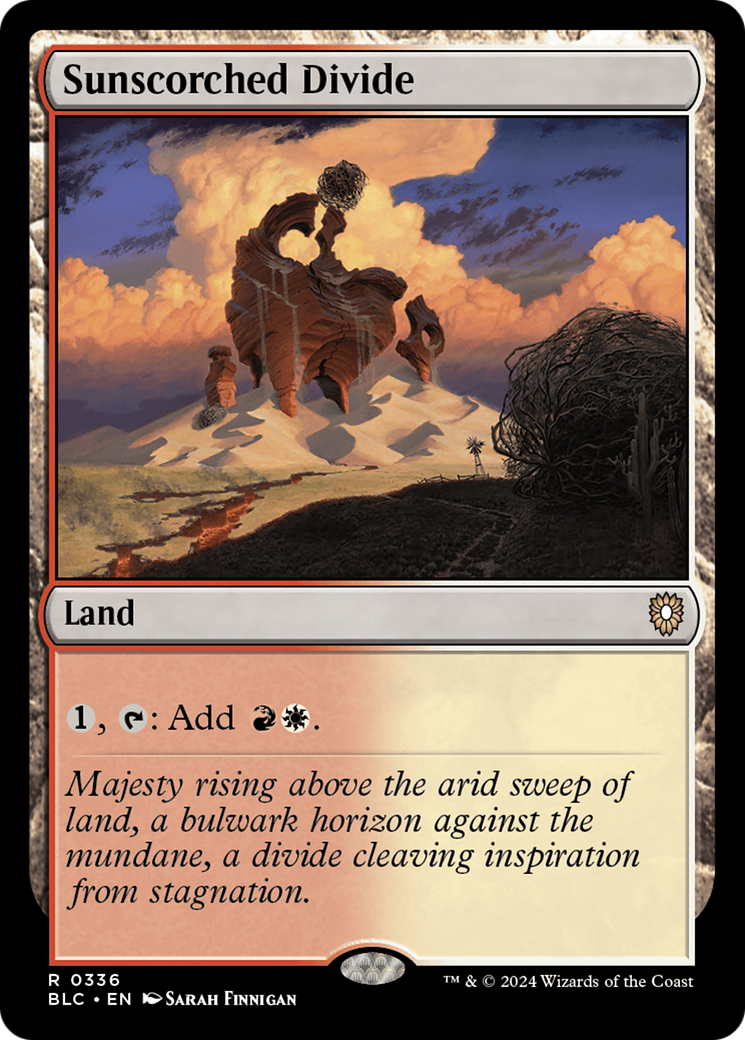 Image of Sunscorched Divide (BLC-336) - Bloomburrow Commander
