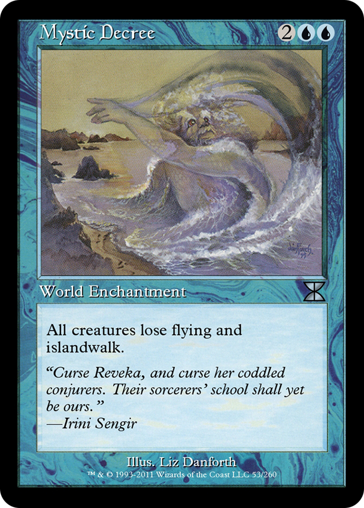 Image of Mystic Decree (ME4-053) - Masters Edition IV Foil