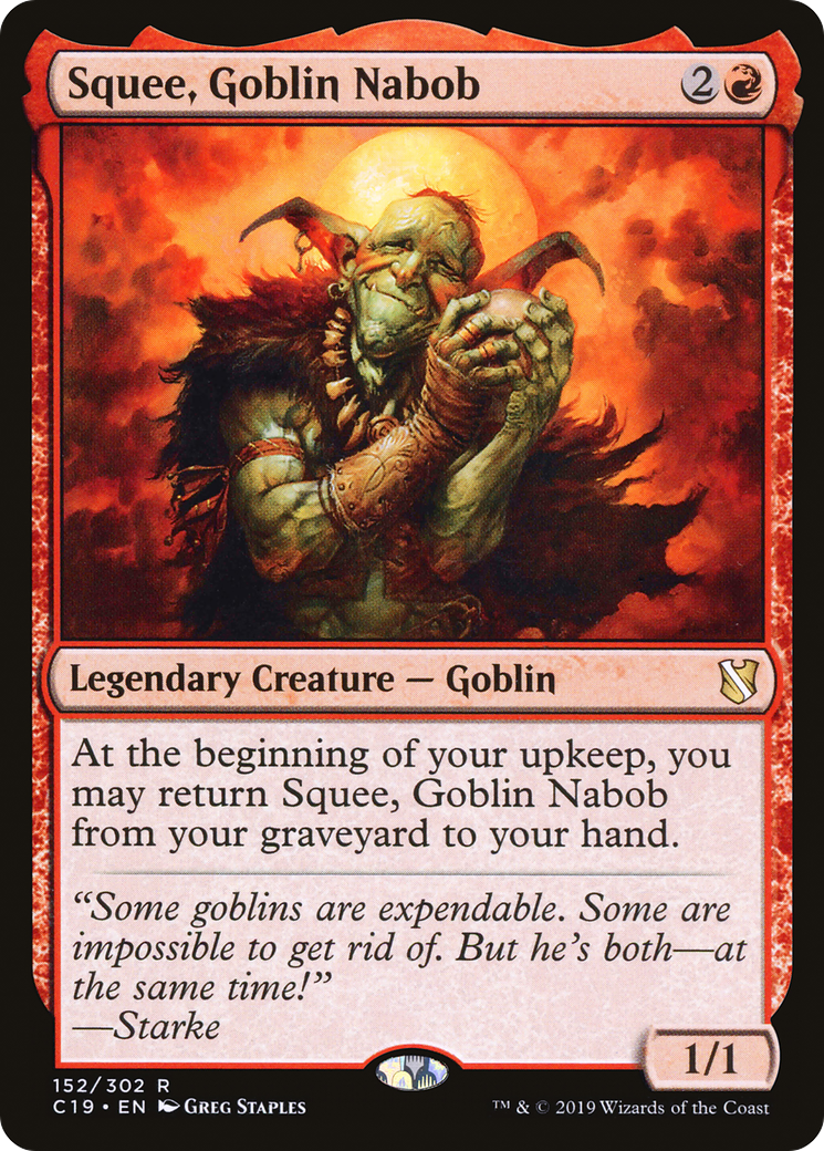 Image of Squee, Goblin Nabob (C19-152) - Commander 2019