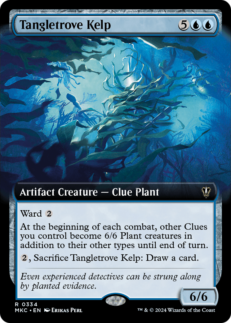 Image of Tangletrove Kelp (Extended Art) (MKC-334) - Murders at Karlov Manor Commander: (Extended Art)