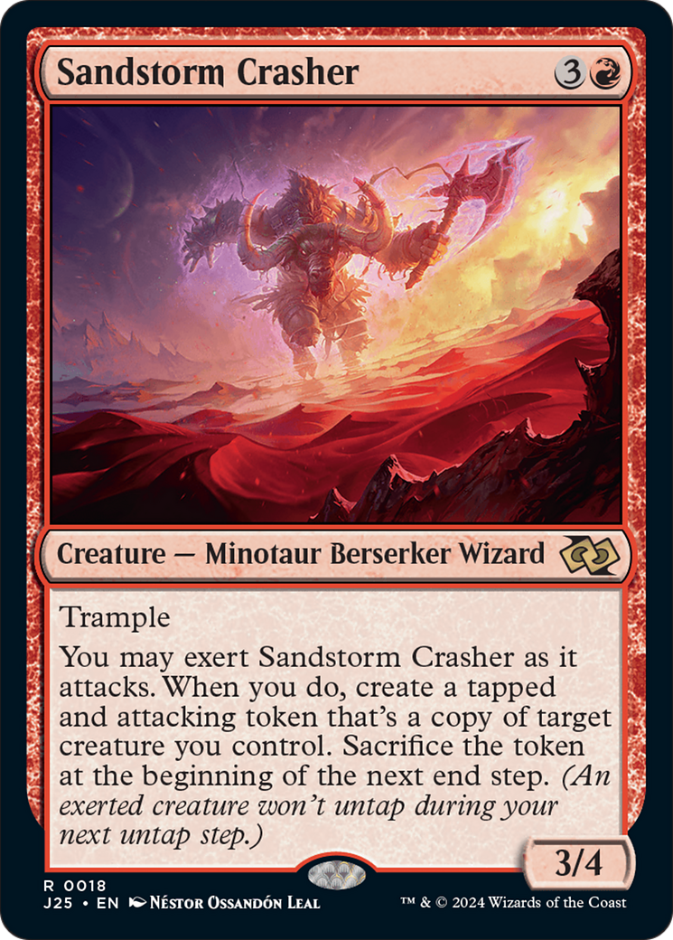 Image of Sandstorm Crasher (J25-018) - Foundations Jumpstart