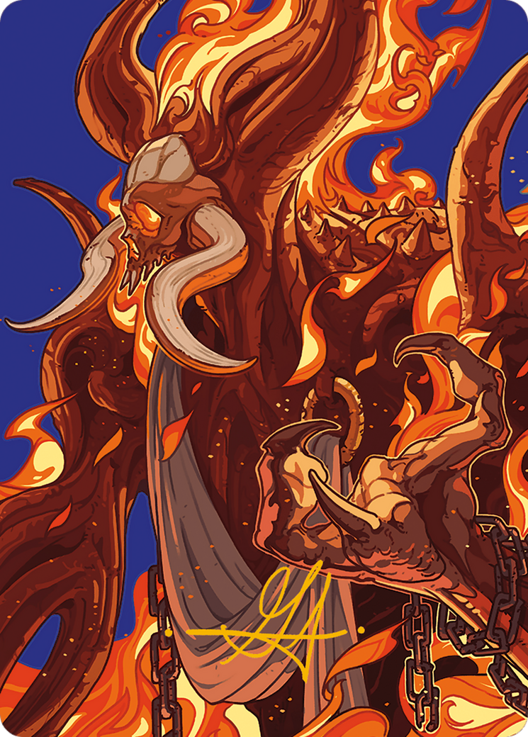 Image of Phlage, Titan of Fire's Fury // Phlage, Titan of Fire's Fury (AMH3-050) - Modern Horizons 3 Art Series (Borderless)