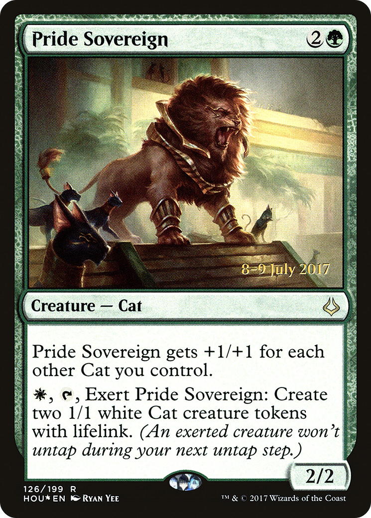 Image of Pride Sovereign (PRE-126) - Hour of Devastation Promos Foil