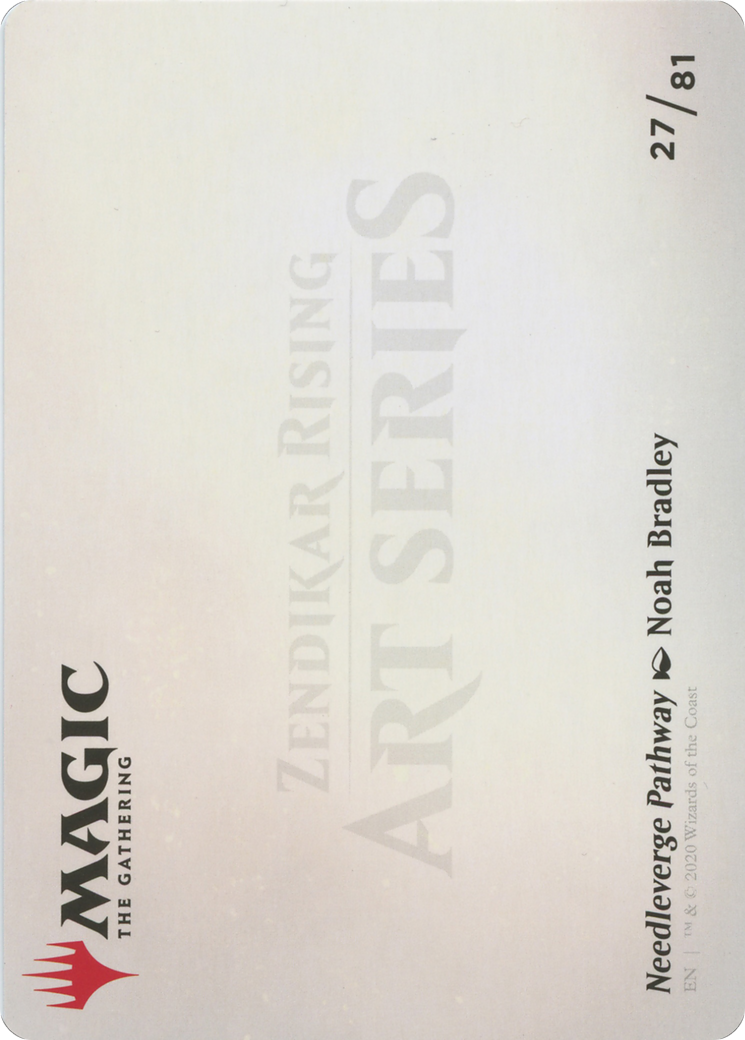 Image of Needleverge Pathway // Needleverge Pathway (AZNR-027) - Zendikar Rising Art Series (Borderless)