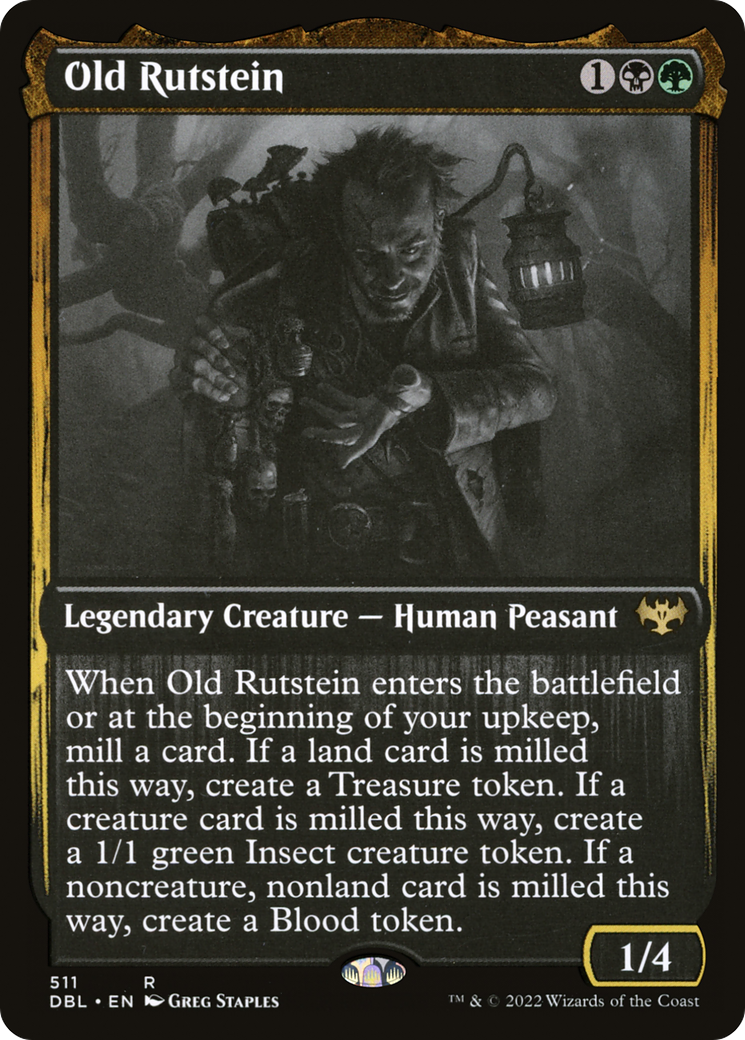 Image of Old Rutstein (DBL-511) - Innistrad: Double Feature Foil