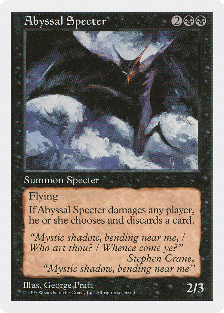 Image of Abyssal Specter (5ED-) - Fifth Edition