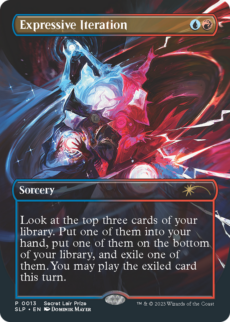 Image of Expressive Iteration (SLP-013) - Secret Lair Showdown Foil