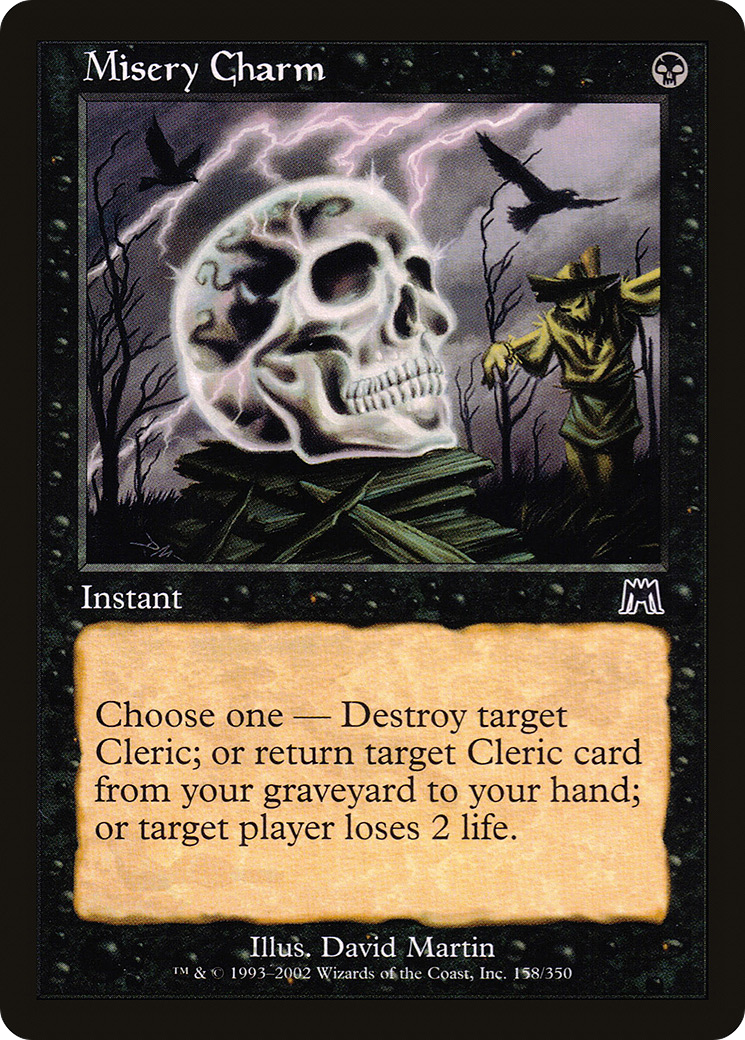 Image of Misery Charm (ONS-158) - Onslaught Foil