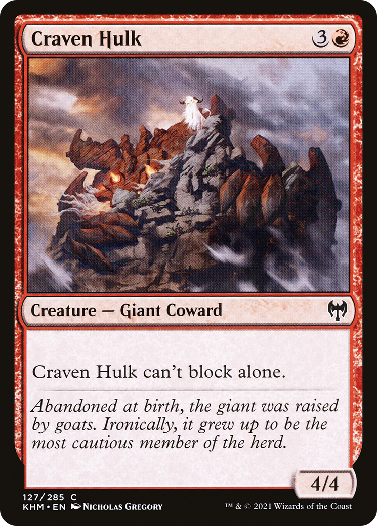 Image of Craven Hulk (KHM-127) - Kaldheim Foil