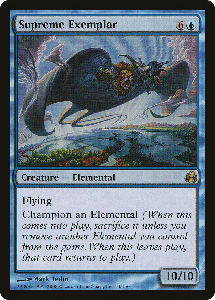 Image of Supreme Exemplar (MOR-053) - Morningtide Foil