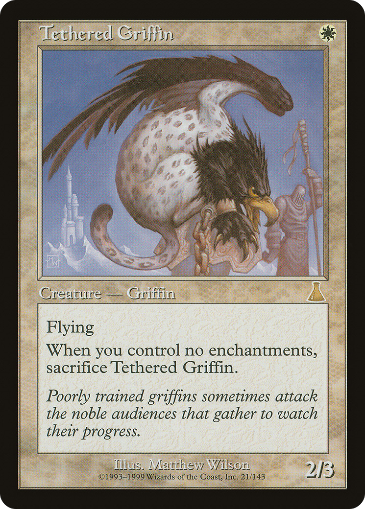 Image of Tethered Griffin (UDS-021) - Urza's Destiny Foil