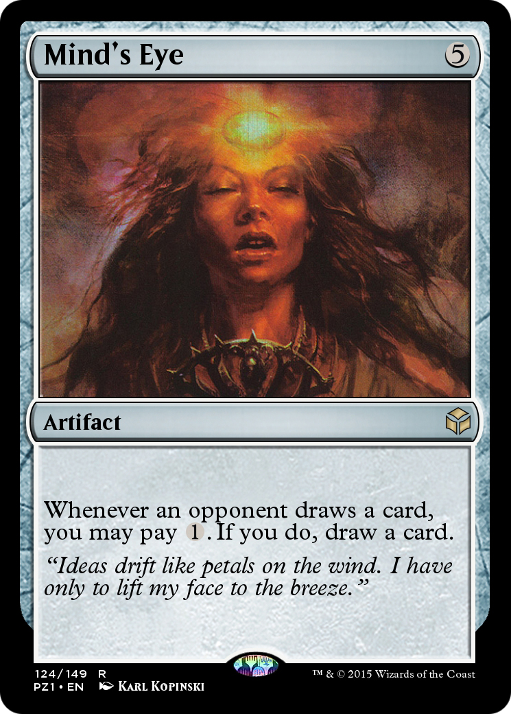 Image of Mind's Eye (PZ1-124) - Legendary Cube Prize Pack Foil