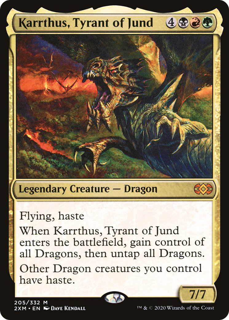 Image of Karrthus, Tyrant of Jund (2XM-205) - Double Masters Foil