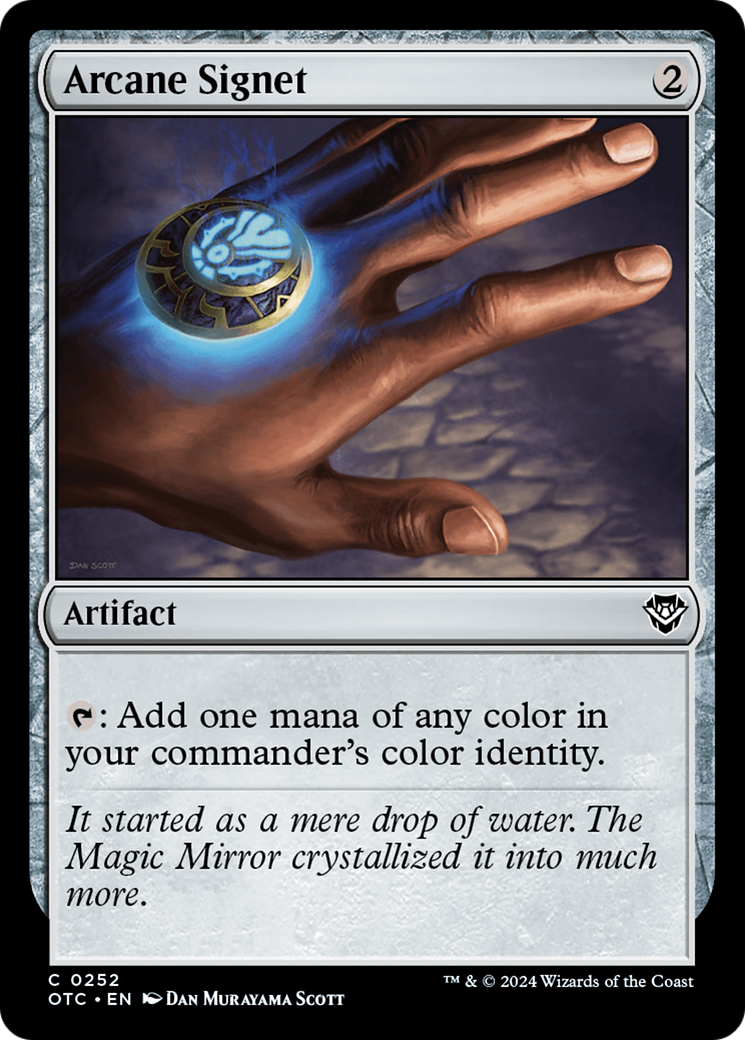 Image of Arcane Signet (OTC-252) - Outlaws of Thunder Junction Commander