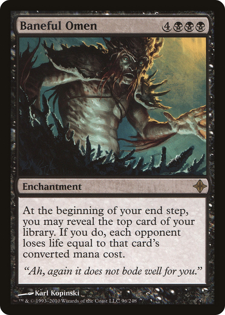Image of Baneful Omen (ROE-096) - Rise of the Eldrazi Foil