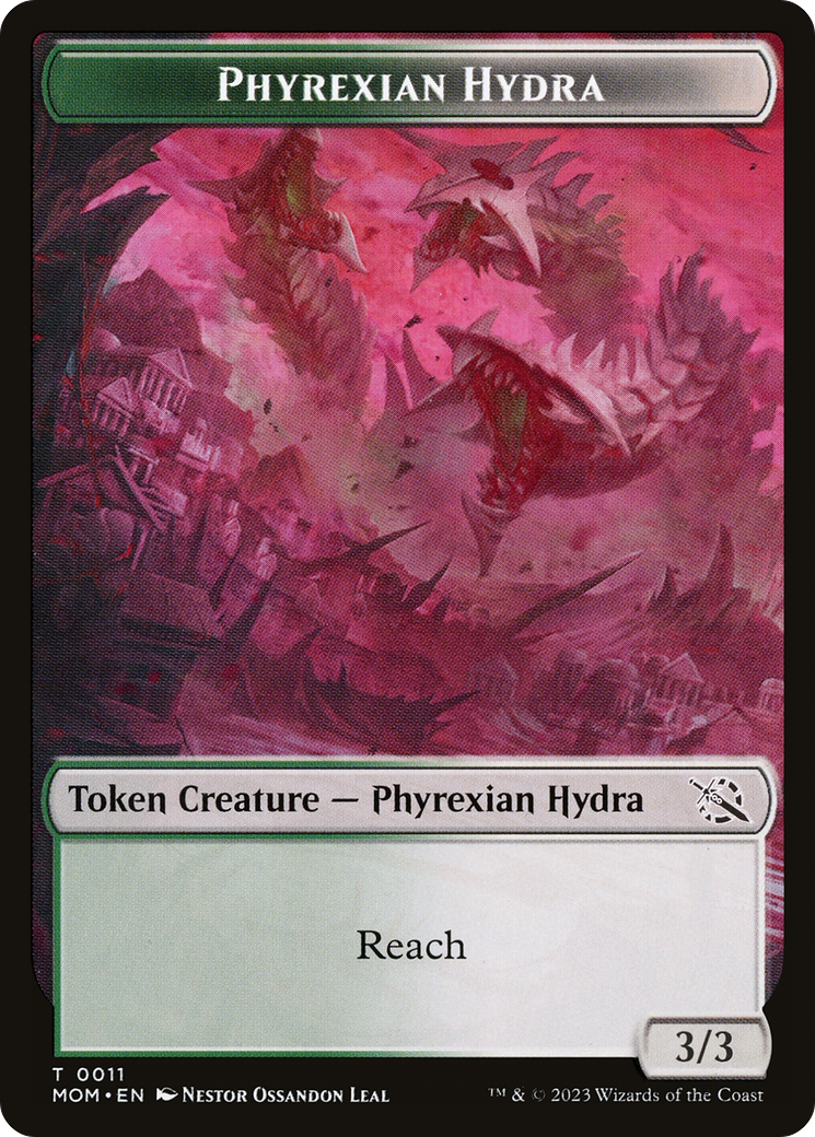 Image of Phyrexian Hydra (TMOM-011) - March of the Machine Tokens Foil