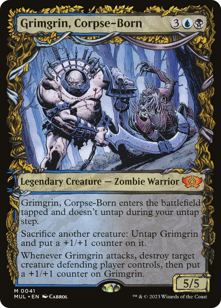 Image of Grimgrin, Corpse-Born (MUL-041) - Multiverse Legends: (Showcase)