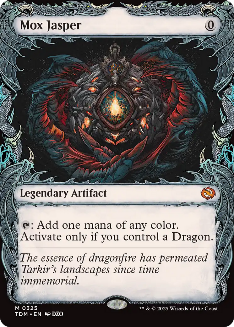 Image of Mox Jasper (Showcase) (TDM-325) - Tarkir: Dragonstorm: (Showcase)