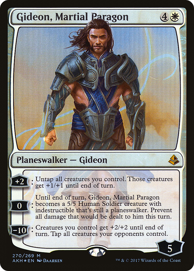 Image of Gideon, Martial Paragon (AKH-270) - Amonkhet Foil