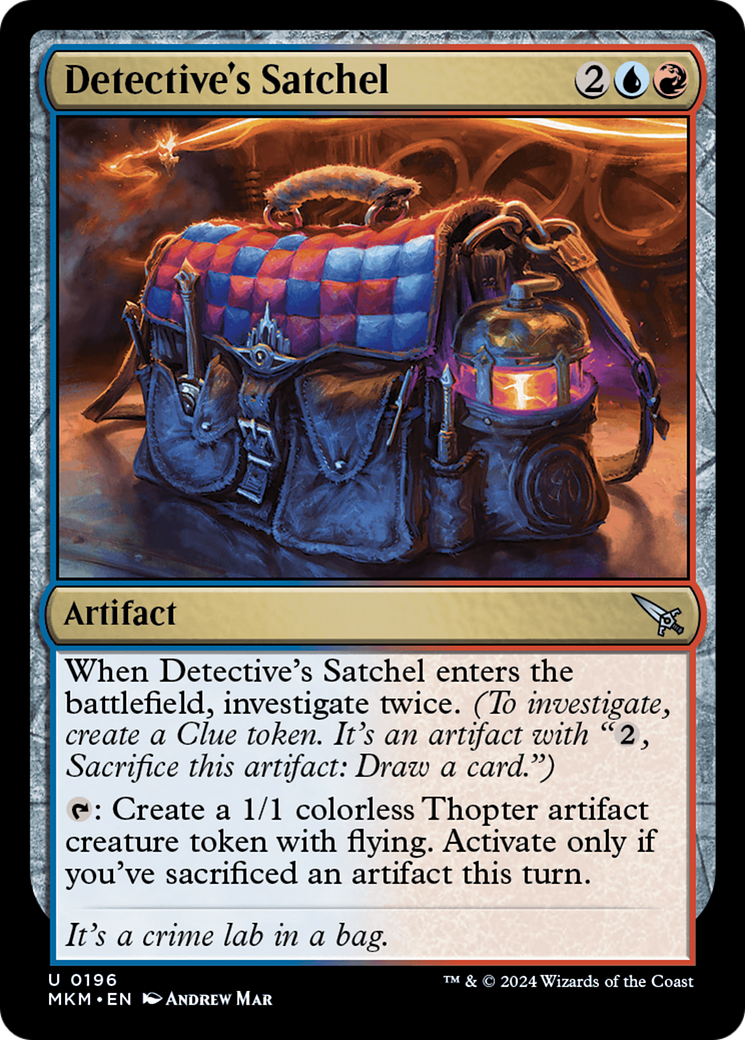 Image of Detective's Satchel (MKM-196) - Murders at Karlov Manor