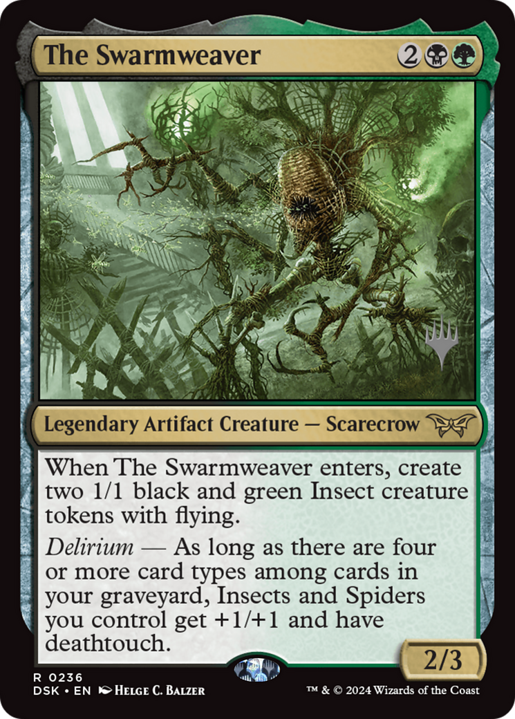 Image of The Swarmweaver (0236) (PPDSK-236) - Duskmourn: House of Horror Promos