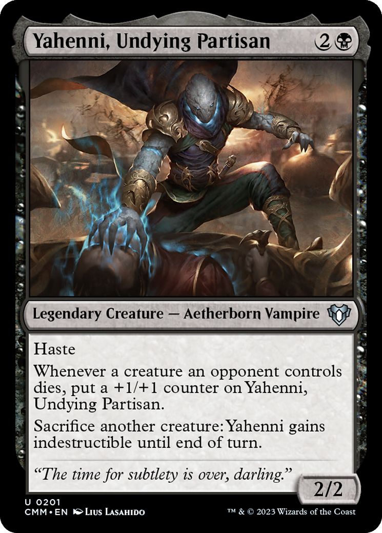 Image of Yahenni, Undying Partisan (CMM-201) - Commander Masters Foil