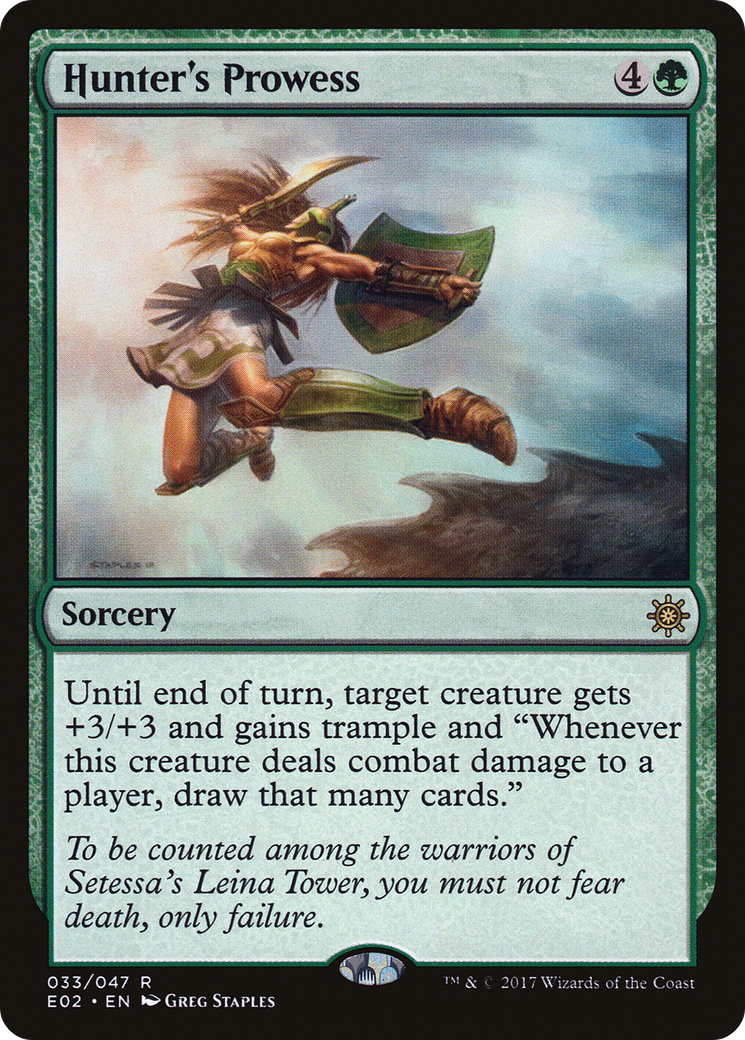 Image of Hunter's Prowess (E02-033) - Explorers of Ixalan