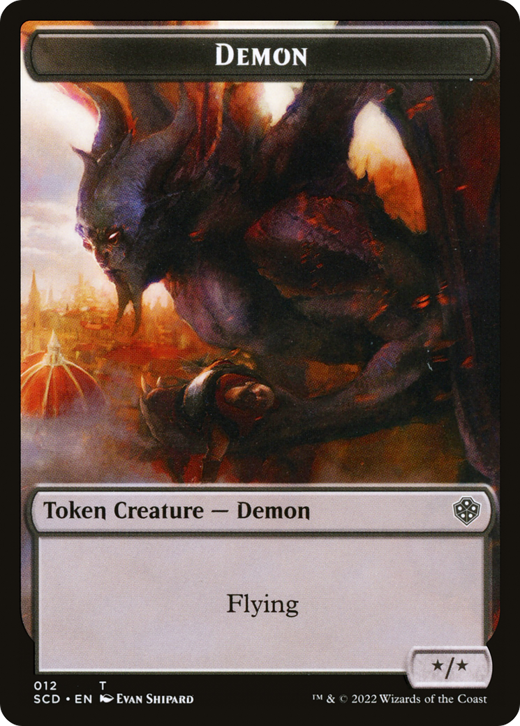 Image of Demon (TSCD-012) - Starter Commander Deck Tokens Foil