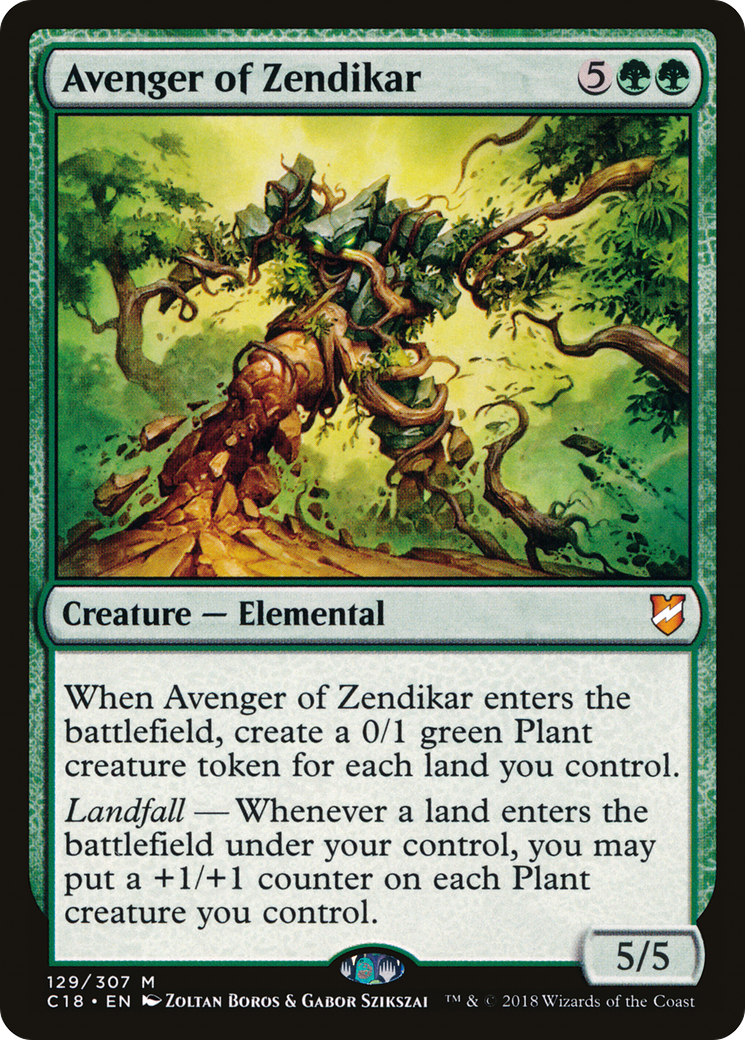 Image of Avenger of Zendikar (C18-129) - Commander 2018