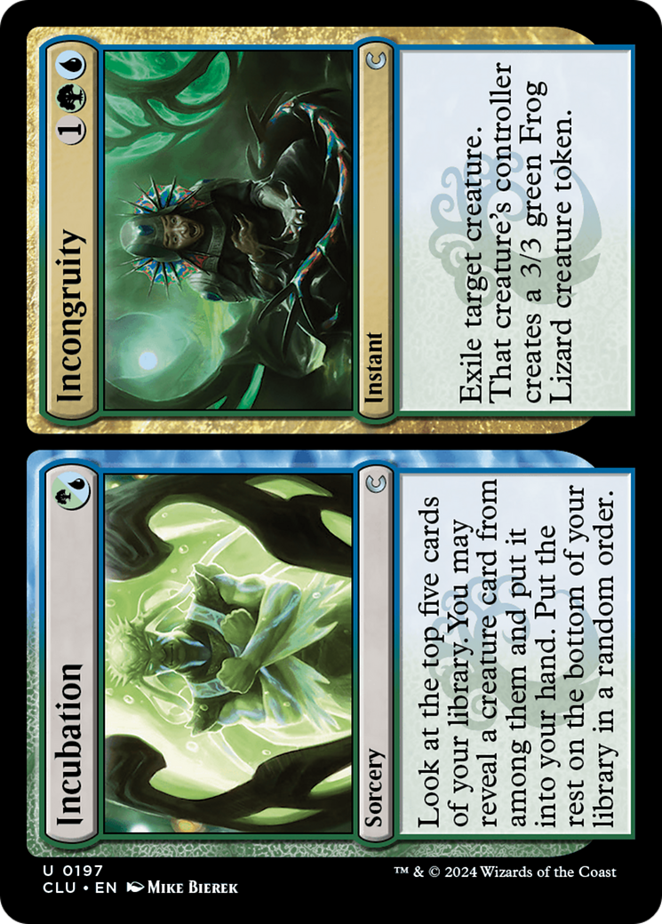 Image of Incubation // Incongruity (CLU-197) - Ravnica: Clue Edition