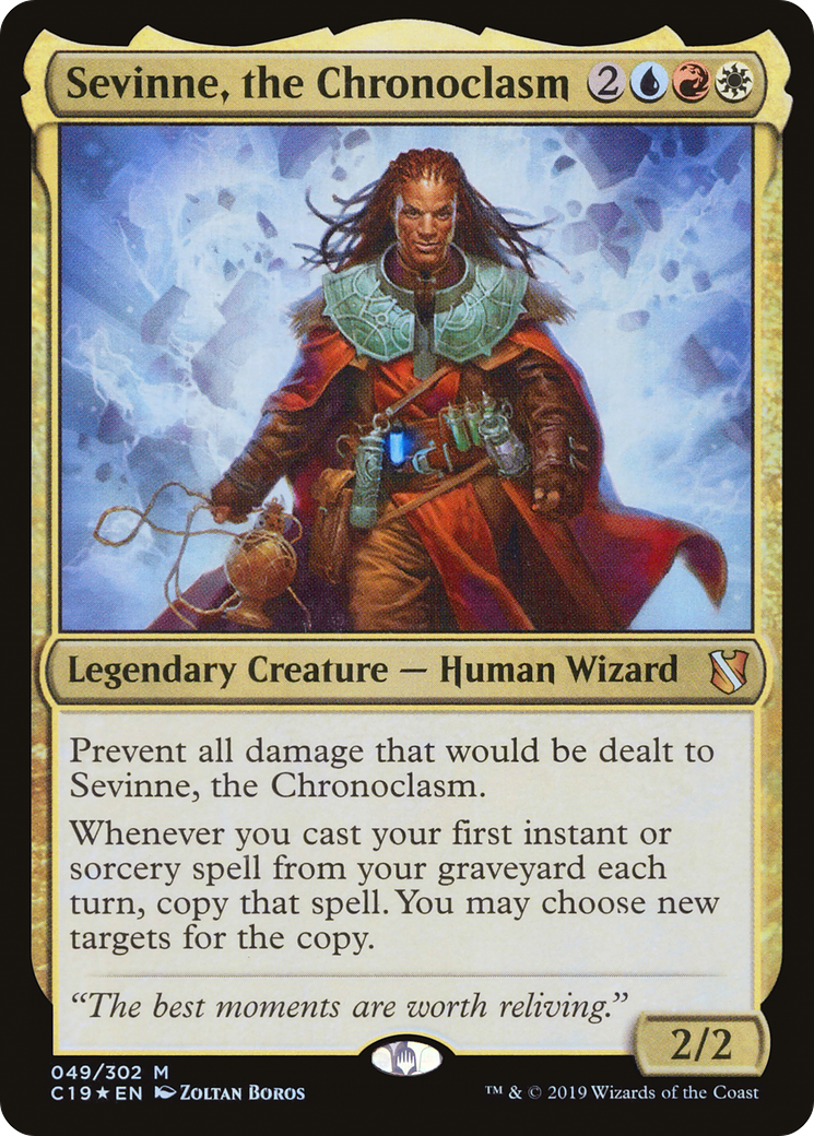 Image of Sevinne, the Chronoclasm (C19-049) - Commander 2019 Foil