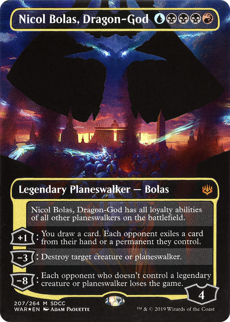 Image of Nicol Bolas, Dragon-God (SDCC 2019 Exclusive) (MEDIA-207) - San Diego Comic-Con 2019 (Borderless)