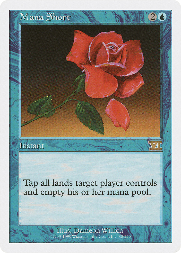 Image of Mana Short (6ED-080) - Classic Sixth Edition