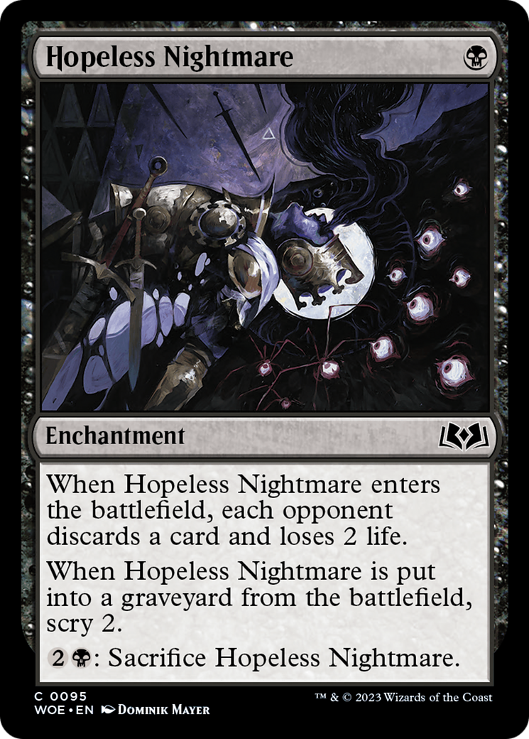 Image of Hopeless Nightmare (WOE-095) - Wilds of Eldraine
