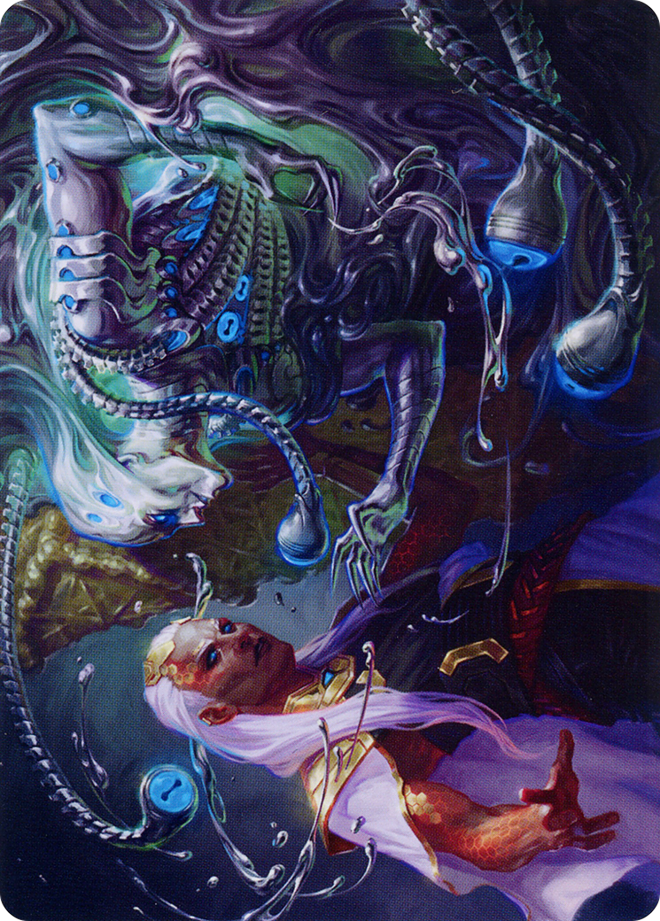 Image of Mirage Mockery // Mirage Mockery (AONE-017) - Phyrexia: All Will Be One Art Series (Borderless)