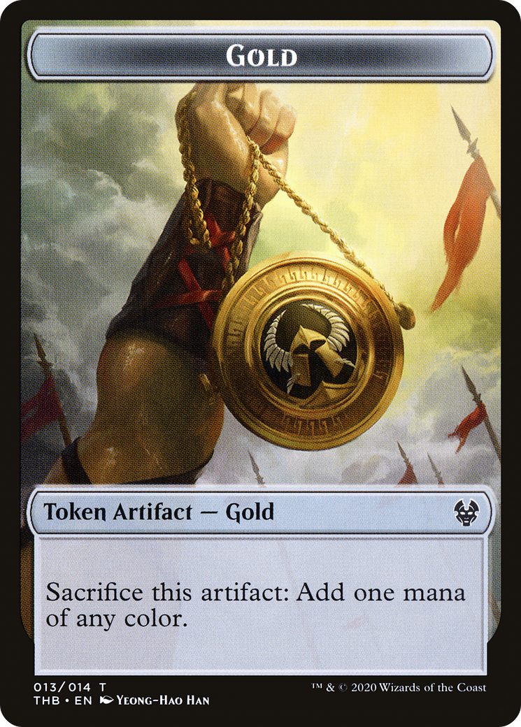 Image of Gold Token (THB-013) - Theros Beyond Death Tokens