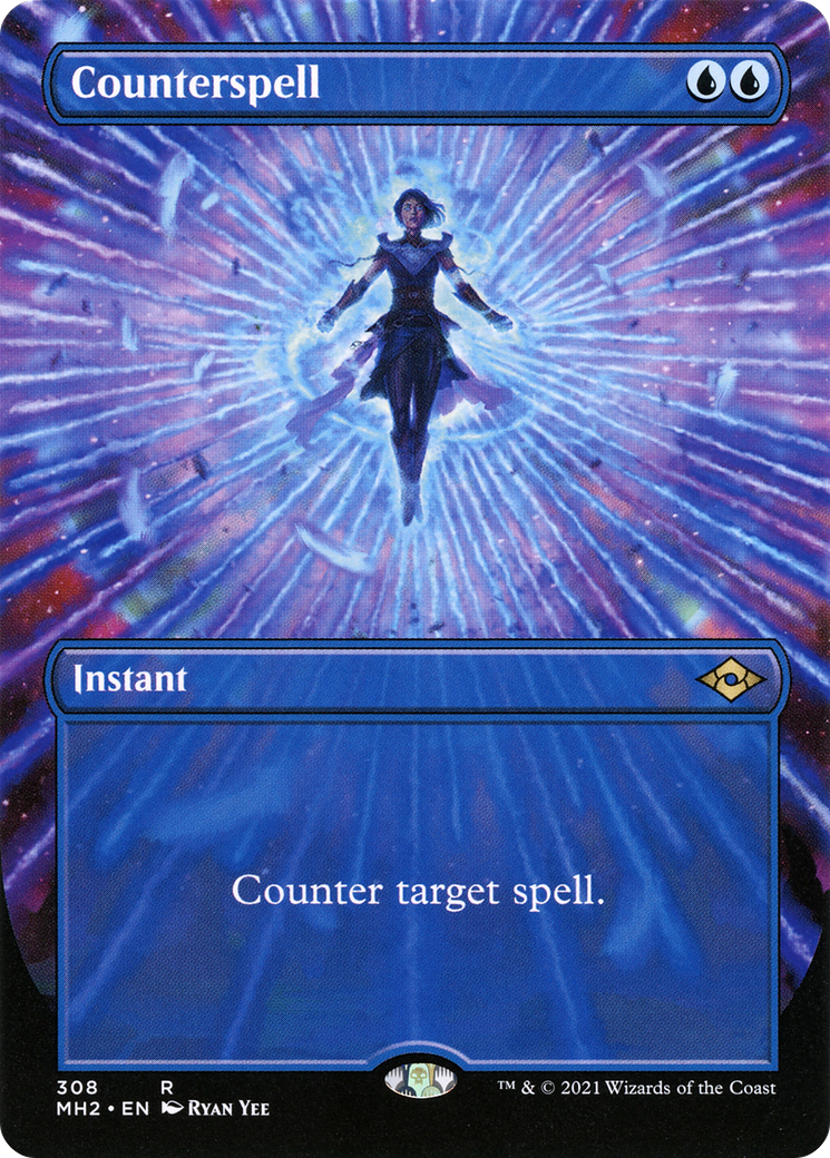 Image of Counterspell (Borderless) (MH2-308) - Modern Horizons 2 (Borderless) Foil