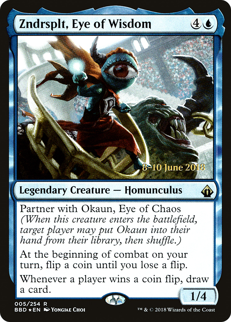 Image of Zndrsplt, Eye of Wisdom (LARP-005) - Battlebond Promos Foil