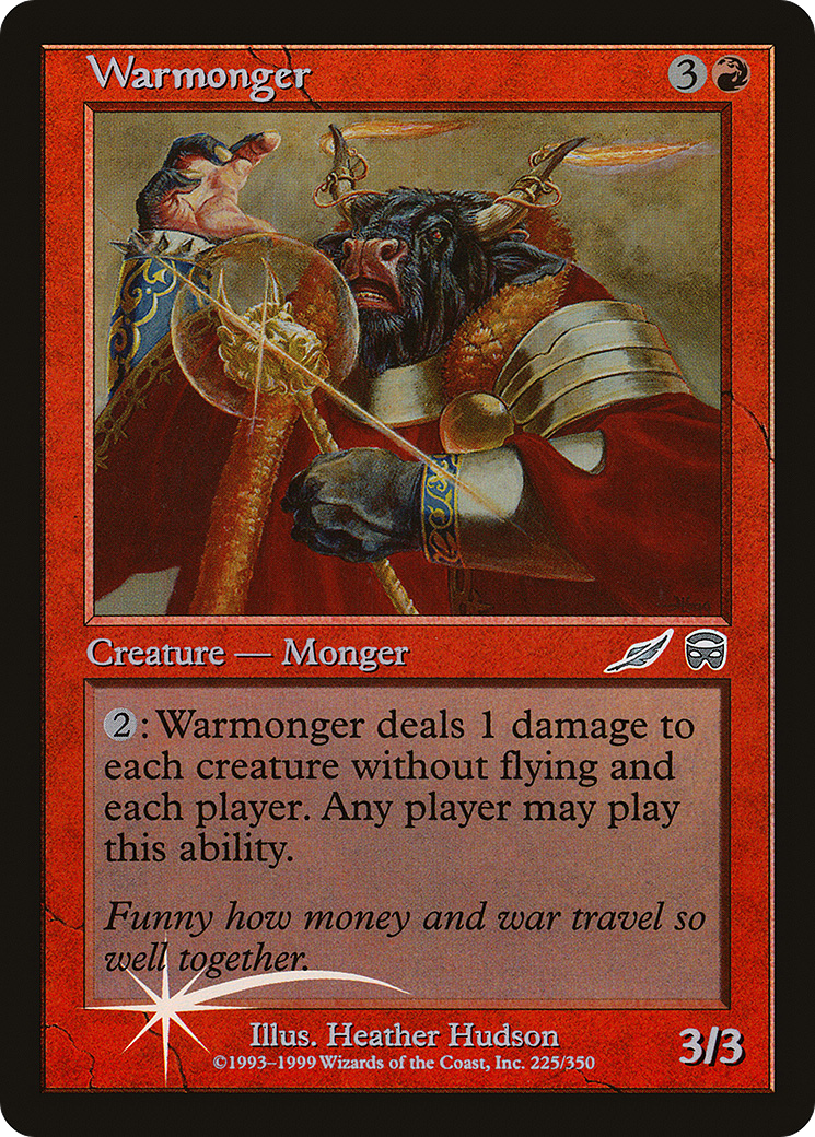 Image of Warmonger (MEDIA-225) - Media and Collaboration Promos Foil