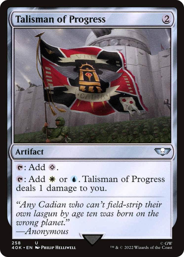 Image of Talisman of Progress (40K-258) - Warhammer 40,000 Commander